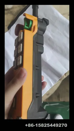 Radiocomando industriale a doppia velocità Telecrane F24 per paranchi elettrici a fune