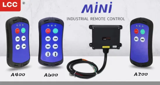 Mini telecomando industriale wireless a 6 pulsanti A600 da 24 Volt